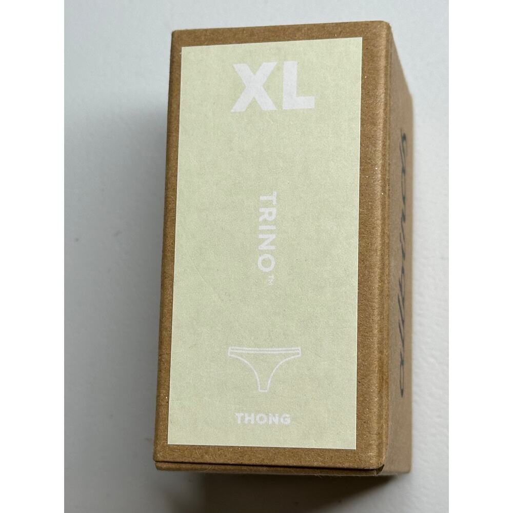 Allbirds Trino Thong Panty Gray XL NWT New Discontinued Merino Tree Blend Rare